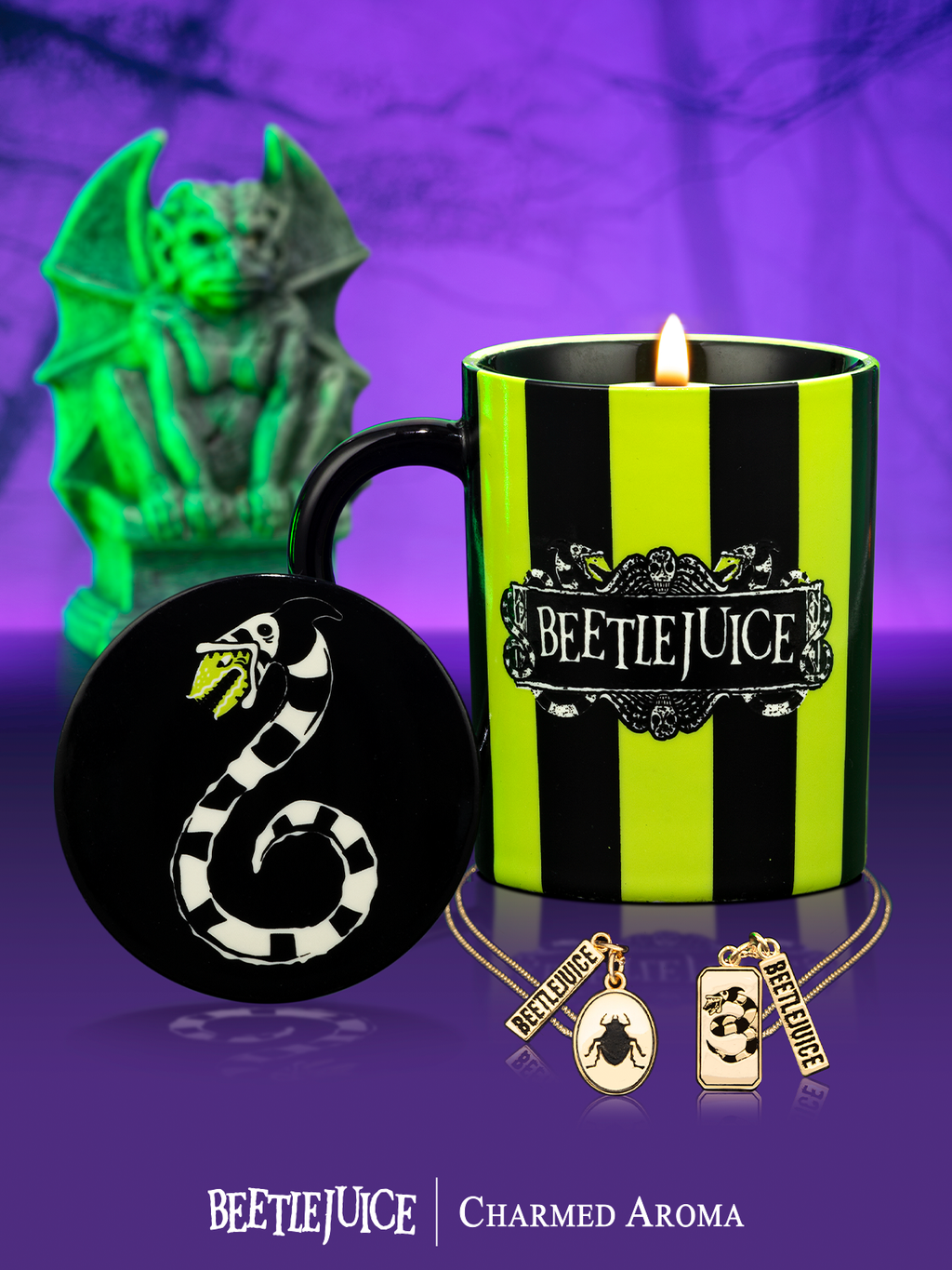 Beetlejuice Glow-in-the-Dark Mug - Beetlejuice Necklace Collection