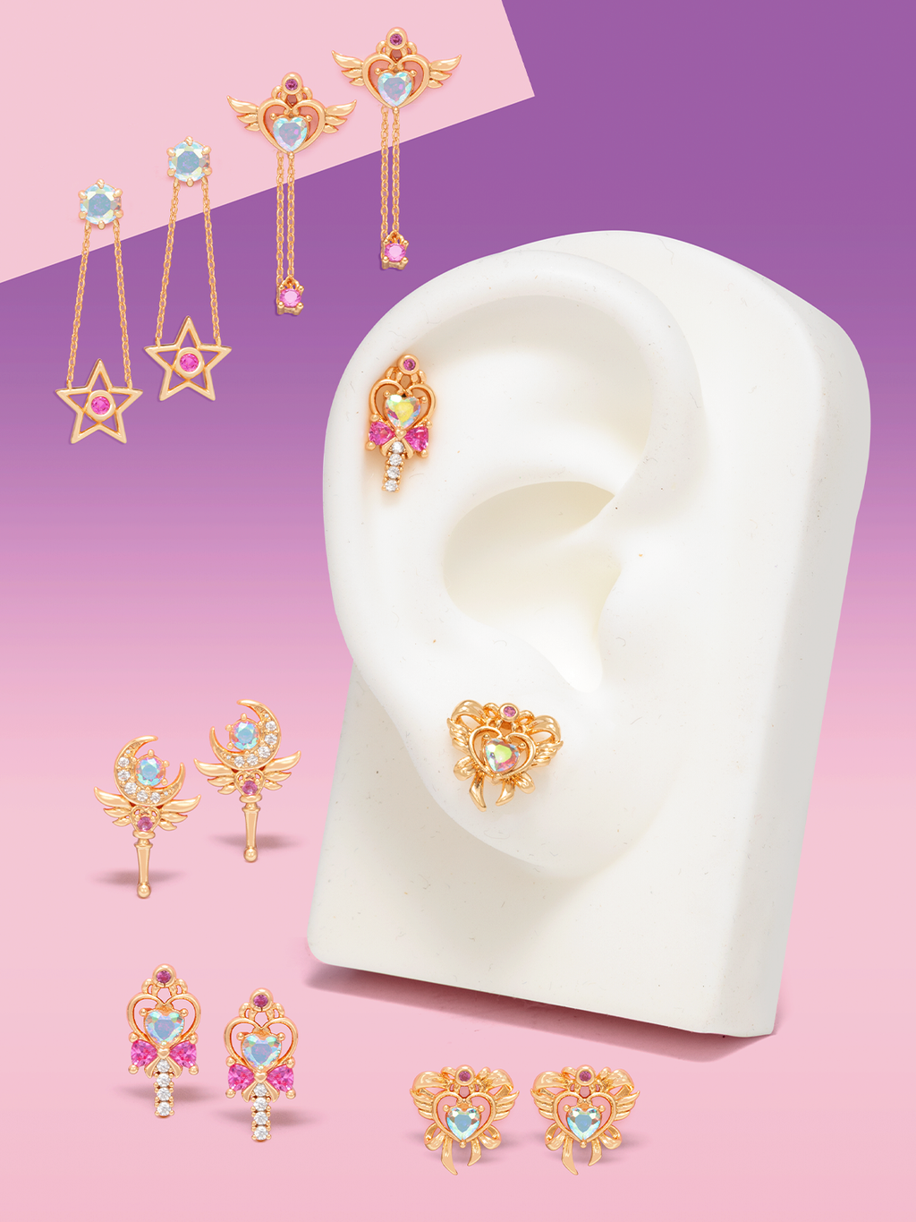 Galaxy Dreams Candle - Animated Earring Collection