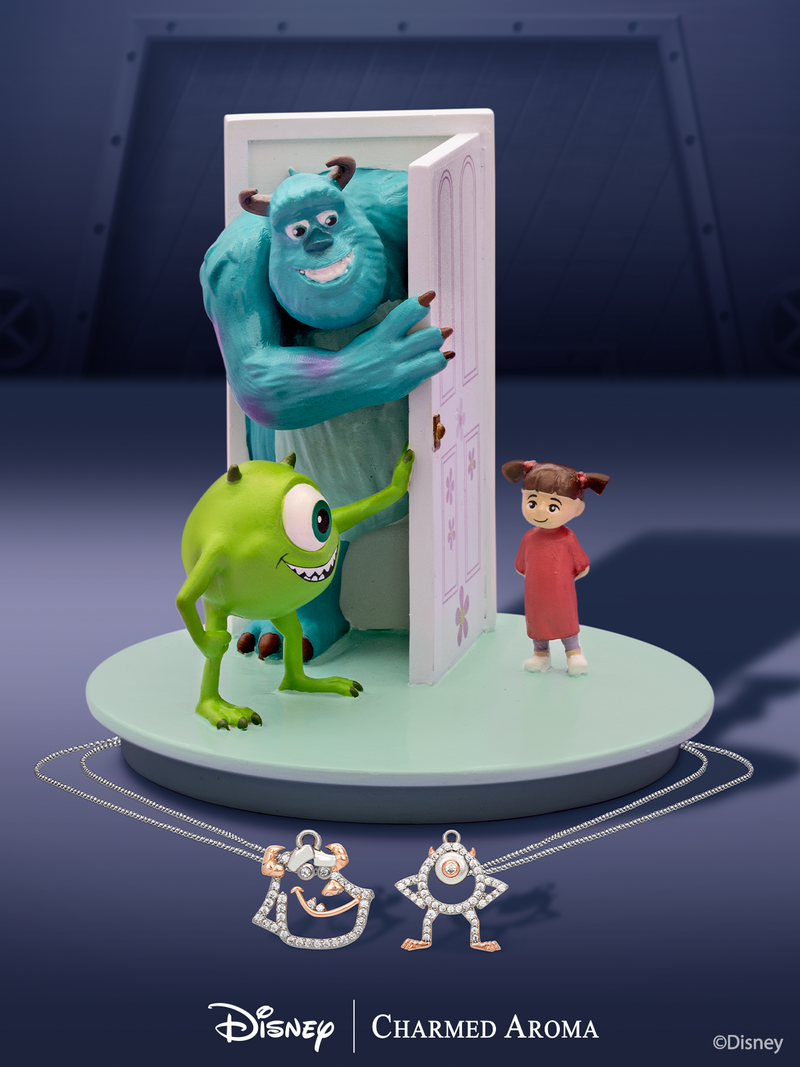 Disney® Monsters Inc. Candle and Jewelry Tray - Monsters Inc. Necklace Collection