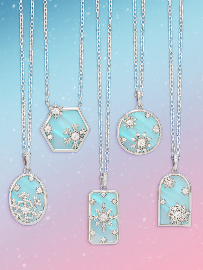 Vanilla Snowflake Candle - Snowflake Necklace Collection