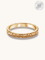 Bold Textured Stacker Ring