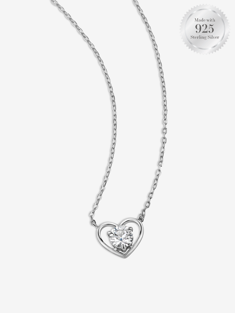 Sparkling Heart Necklace