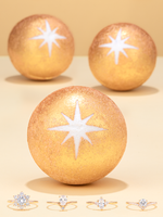 Champagne Shimmer Bath Bomb - Gold Ring Collection