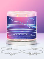 Summer Solstice Candle - Dainty Celestial Anklet Collection